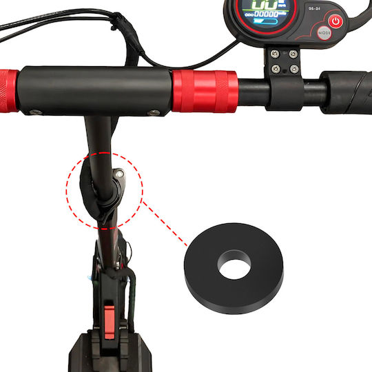 Zero Steering Column Clamp Gasket Zero 8 Scooter Black