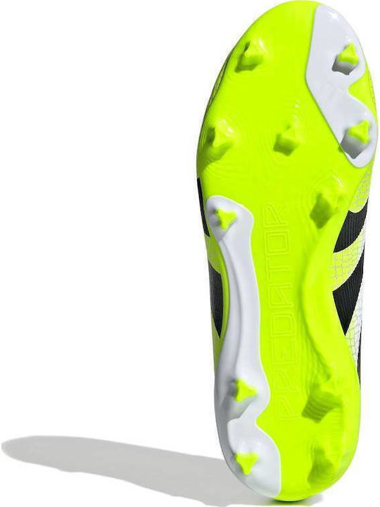 Predator League Kids Molded Soccer Shoes White