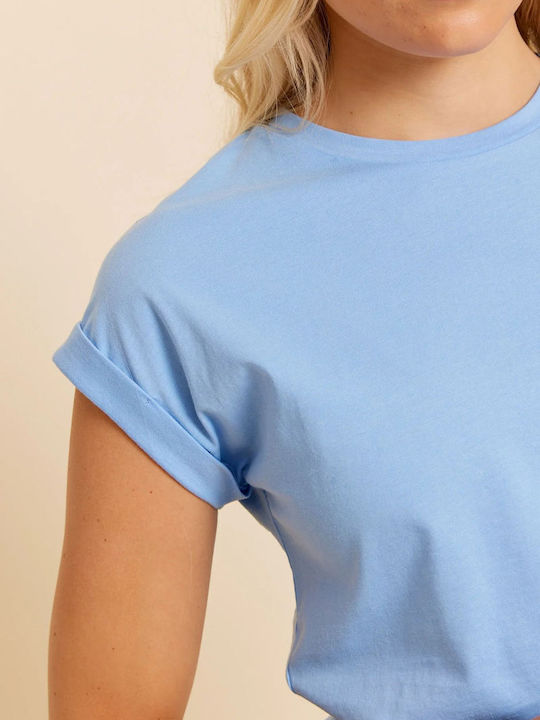 Bluze Damă T-shirt 2025-01-04 Albastru