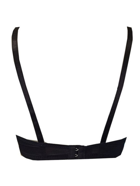 Bra with Light Padding without Underwire Black