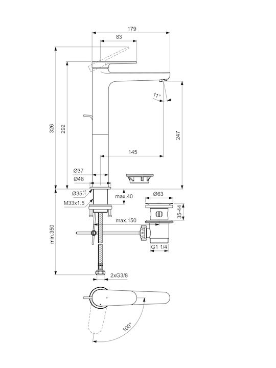 Ideal Standard Amestecare Robinet Chiuvetă