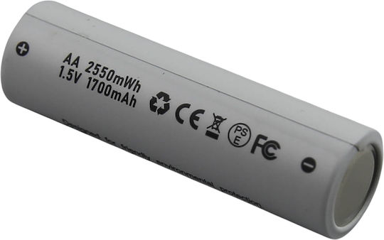 Avizar 1.5v 1700mah Battery Compatible 14500 Aa Usb-c Port Rechargeable
