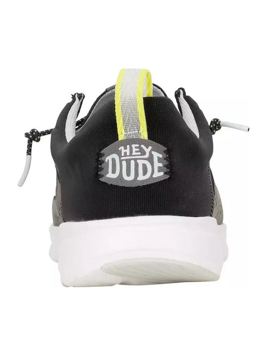 Wally Men's Boat Shoes Black Relaxed Fit