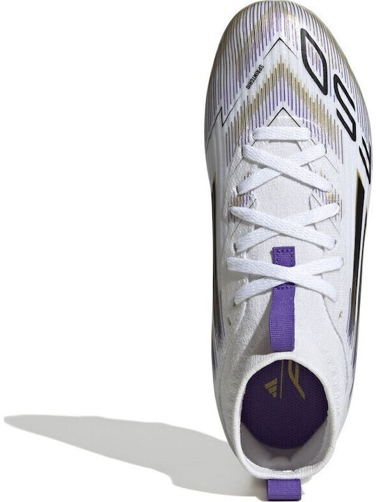 F50 League Kids Molded Soccer Shoes White