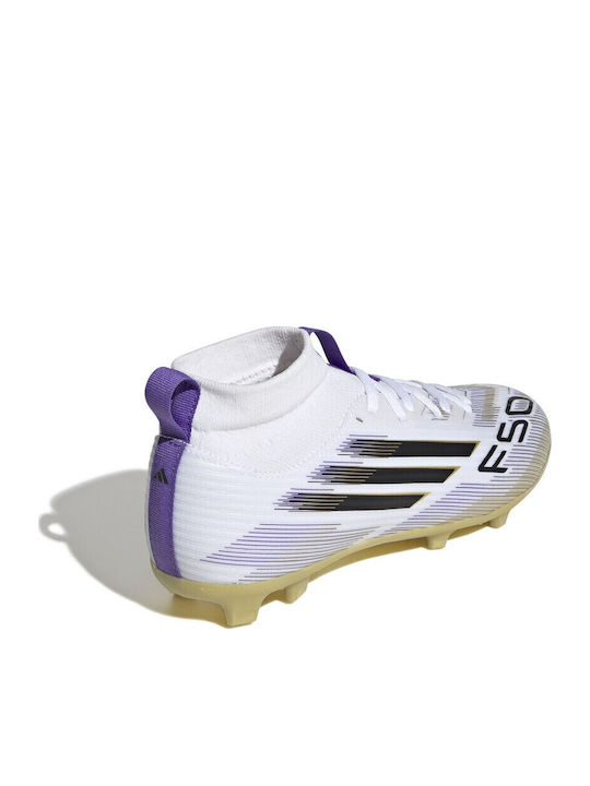 F50 League Kids Molded Soccer Shoes White