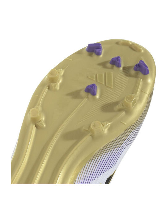 F50 League Kids Molded Soccer Shoes White