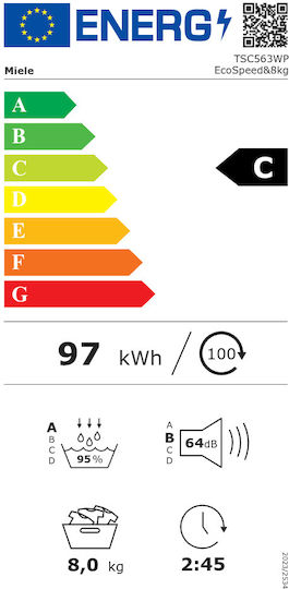 Miele EcoSpeed Wäschetrockner 8kg mit Wärmepumpe