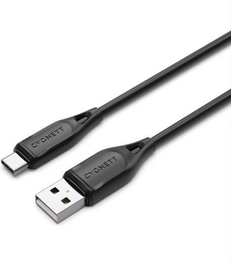 Cygnett Usb-c To Usb-a Charge Transfer 3a 60w Essentials 2m Black