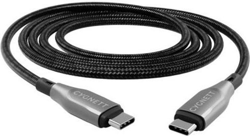 Cygnett Usb-c To Usb-c Armoured Charge 100w 480 Mbps Sync 3m Black