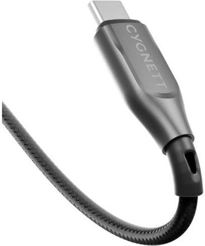 Cygnett USB Type-C към USB Серийно Бронирано Зарядно 60W Синхронизация 480 Mbps 50 см Черно