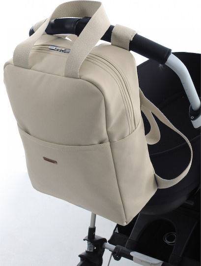 Uzturre Diaper Bag Beige 28x11x37cm.