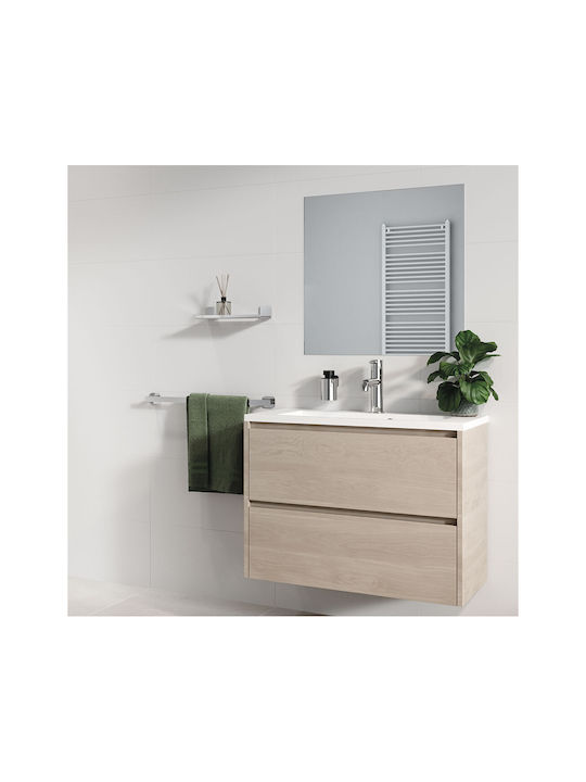 TIGER Double Wall-Mounted Bathroom Rail ​5.4x60cm Inox Silver