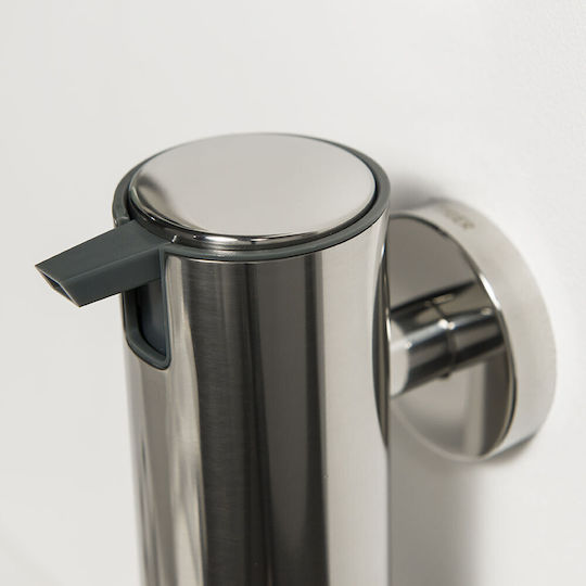 TIGER Wall-mounted Dispenser made of Stainless Steel Gray 75ml