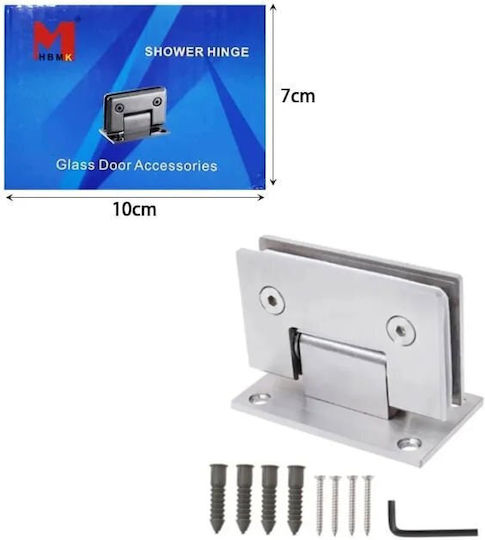 Μεντεσές Γυάλινης Πόρτας Mhbmk - Glass Door Hinge