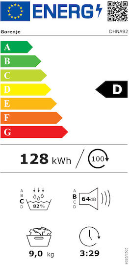 Gorenje DHNA92 Wäschetrockner 9kg mit Wärmepumpe