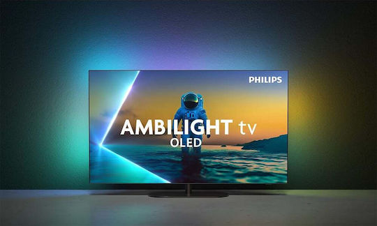 Philips Smart Τηλεόραση 65" 4K UHD OLED Ambilight HDR (2025) 65OLED820/12