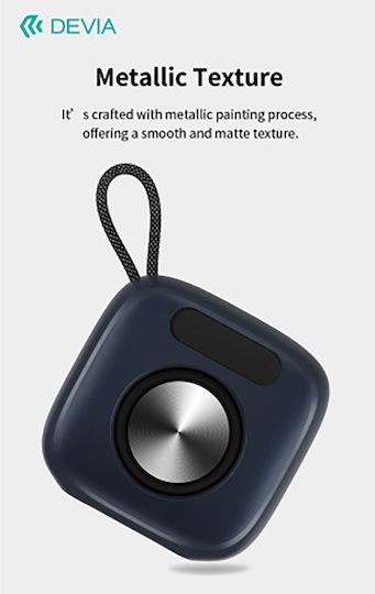 Devia Sound Lite 2 Ηχείο Bluetooth 10W με Διάρκεια Μπαταρίας έως 4 ώρες Μαύρο