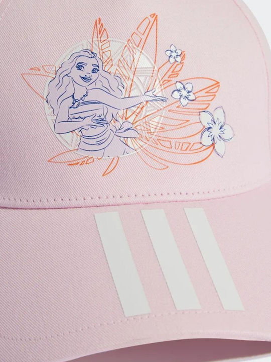 adidas Kids' Jockey Fabric Hat Moana Pink