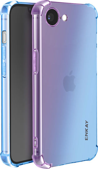 Enkay Silicone Case Iphone 16e Gradient Blue