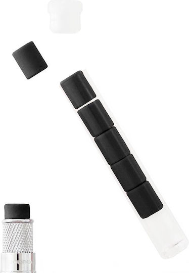 Retro 51 Schwarze Radiergummis 6er Set
