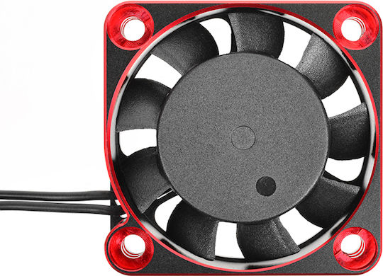 Team Corally Ultra High Speed Cooling Fan Tf-40 W Bec Connector 40mm Color Black Red Team Corally
