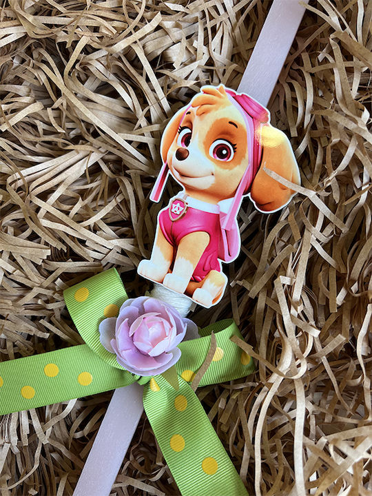 Пасхална Свещ Paw Patrol Кръгла Бяла Пасхална Свещ Paw Patrol Кръгла Бяла
