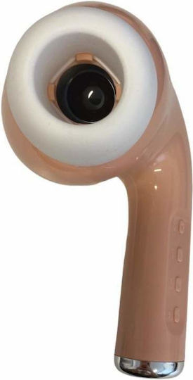 Headphone-Shaped Ηχείο Bluetooth 5W με Ραδιόφωνο και Διάρκεια Μπαταρίας έως 6 ώρες Ροζ