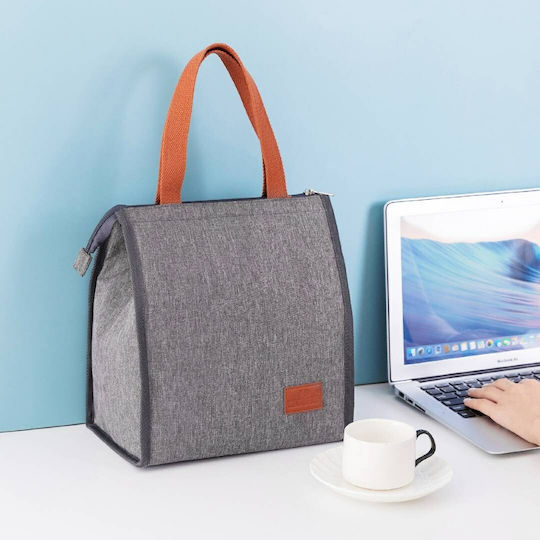 Kinder Isolierte Lunchtasche Handtasche Graue 22x15x25cm