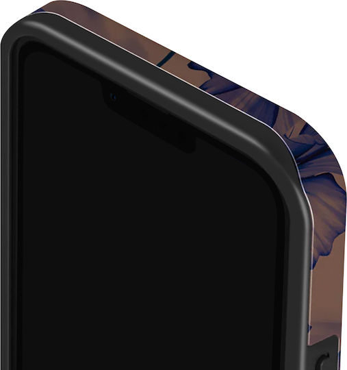 Burga Magsafe Case for iPhone 13 Pro Elegant Velvet Night Pattern Dark Purple