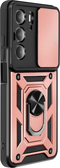 Avizar Case Realme 14x Magnetic Ring Camera Protection Rose Gold