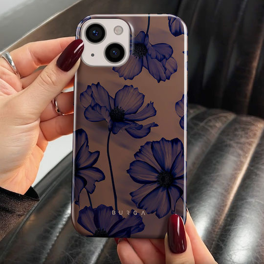 Husă Burga Magsafe iPhone 13 Elegant Catifea Noapte Model Violet Închis