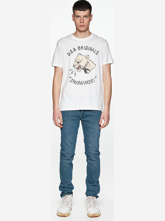 Celio T-shirt Geinter Off White
