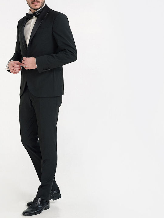 Oj39062e1-53201 Style 2-Piece Suit Pal Zileri 53201 Black