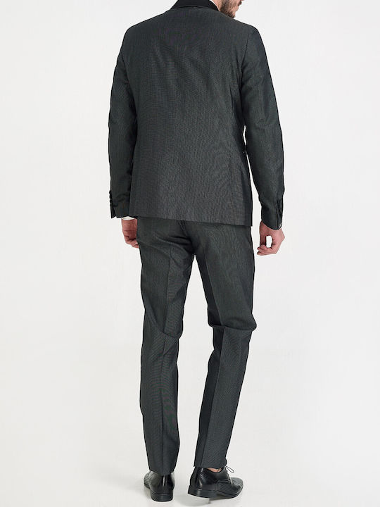 Lana Vergine Fleece Wool 2-piece Suit Manuel Ritz 2610a458c Ανθρακι