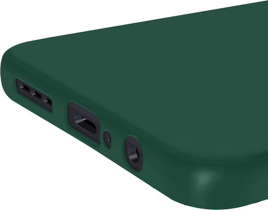 Avizar Handyhülle Motorola Moto G35 Silikon Weiche Matt Dunkelgrün
