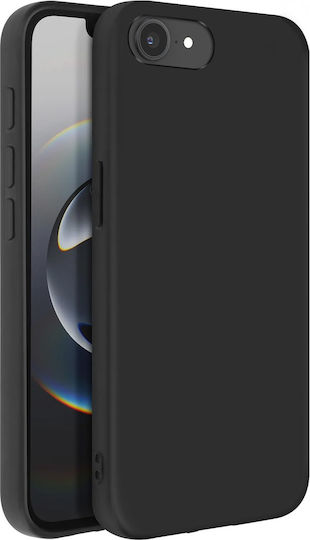 Akashi Case Iphone 16e Silicone Flexible Gum Touch Black
