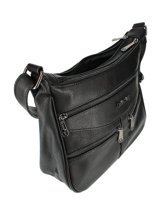 Gallantry Casual Shoulder Tote Bag Black