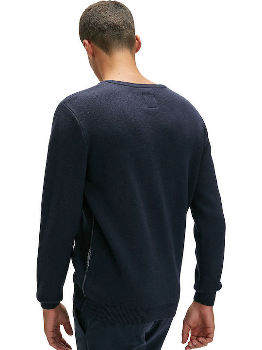 North Sails Pulover Bărbați Jacquard Logo 698572-0802 0802/Albastru Marin