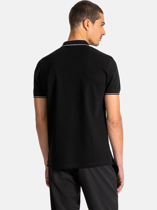 Antony Morato Min 6 Polo Regular Fit In Mercerized Pique' Cotton 3d Logo Print Knitwear Black Antony Morato Min 6 Polo Regular Fit In Mercerized Pique' Cotton 3d Logo Print Knitwear Black