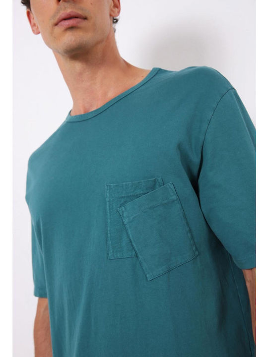 Bluza Albastru Petrol Cu Buzunar
