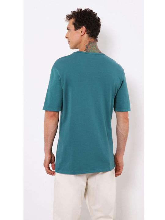 Petrol Blue Blouse Pocket
