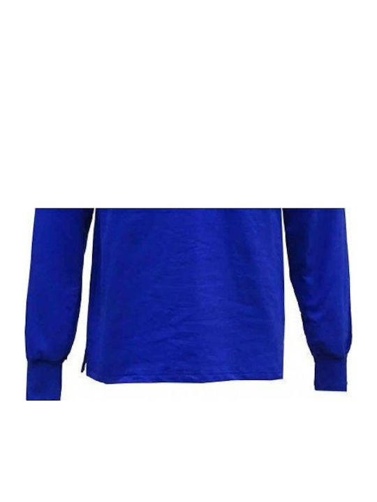 Luciano Faketti Polo Shirt Luciano Faketti Embroidery Royal Blue