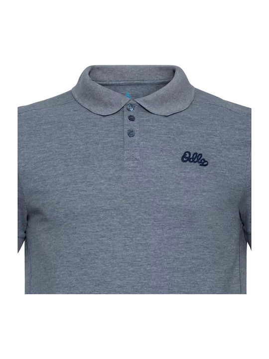 Polo Herrenbluse Odlo Nikko Marineblau Wing Teal Melange