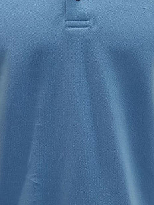 Luciano Faketti Polo Herrenbluse Kurzarm Hellblau Luciano Faketti Polo Herrenbluse Kurzarm Hellblau