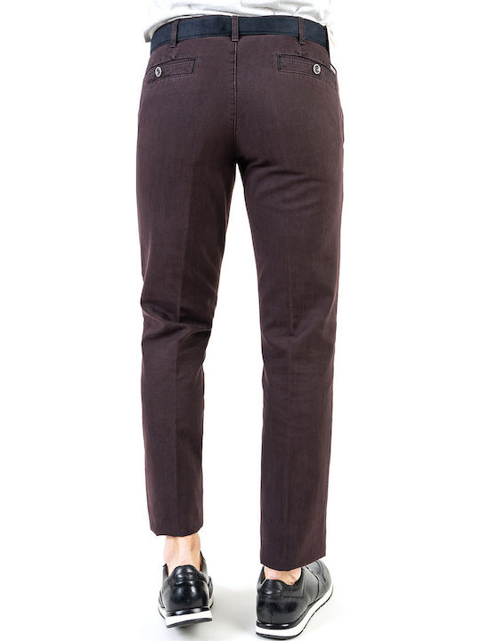 Meyer Trousers Belt Series New York 2 2 5522 58 Wine