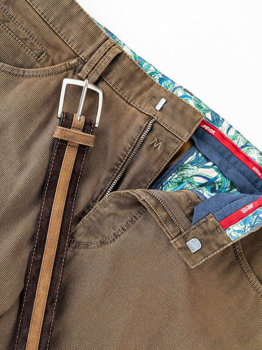 Meyer Trousers Belt Series Dublin 2 2 3508 37 Brown