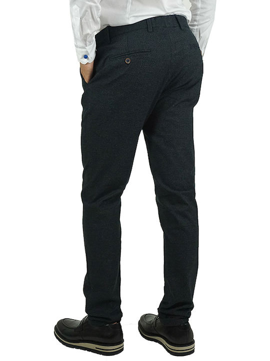 Artisti Italiani Ανδρικό Βαμβακερό Παντελόνι Γκρι Slim Fit 22306/s-4 98% Βαμβάκι 2% Ελαστάνη
