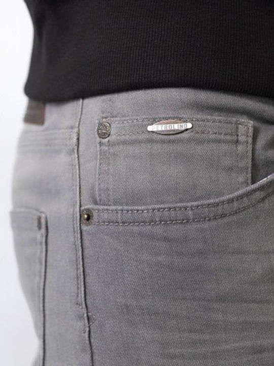Petrol Industries Seaham Classic Slim-Fit Jeans Gray