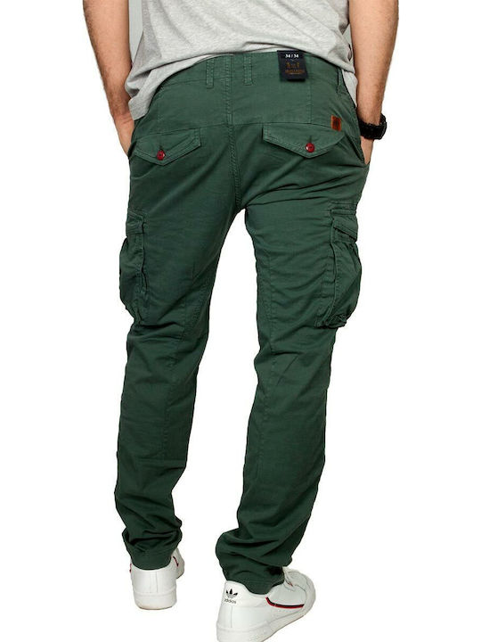 Scinn Cargo Παντελόνι Regular Tapered Pilot 122 Πράσινο Ανδρικό 122-98p-sp165-gn