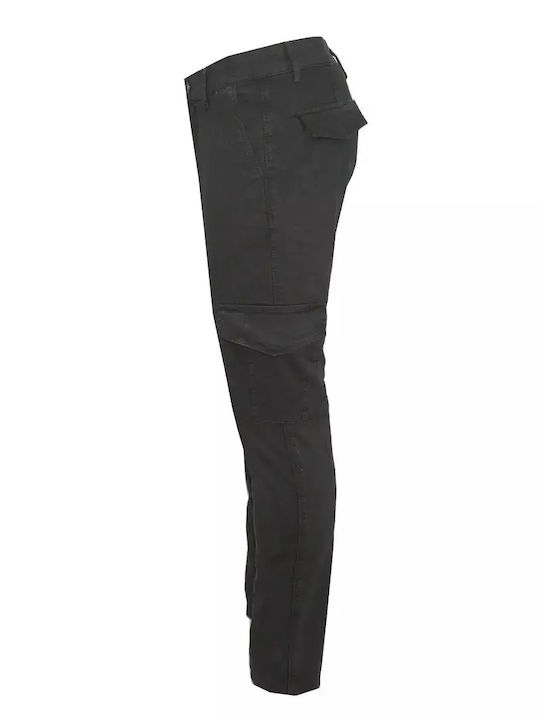 Oxygen Herrenhosen Schwarz Cargo Pant 41090-Schwarz